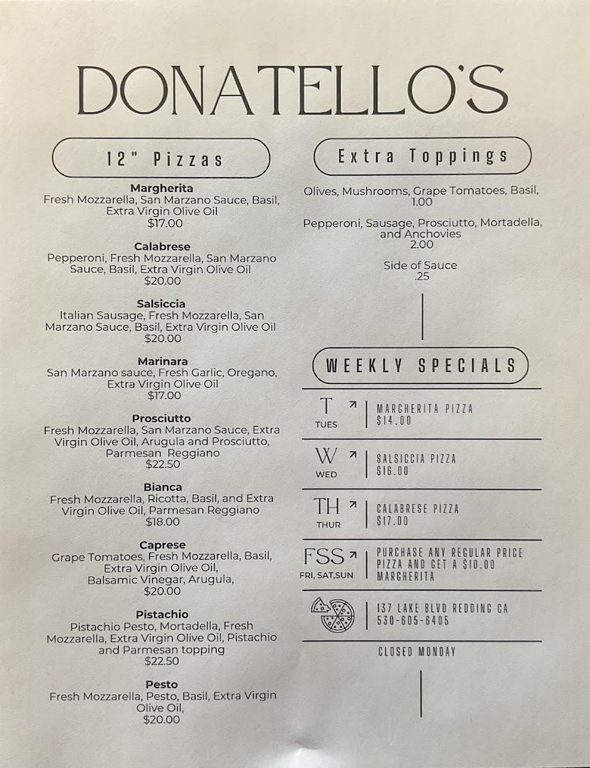 Donatello's Pizzeria