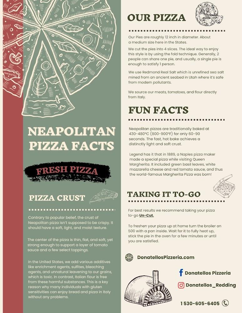 Donatello's Pizzeria Menu image 2